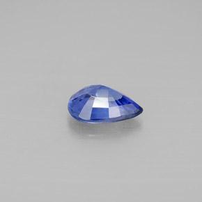 0.80캐럿 천연 바이올렛 블루 사파이어, 배 모양, 7×5.1 mm, VVS-VS