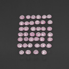 캐럿 천연 핑크 사파이어 보석, 라운드 컷, 1.54 mm, VVS-VS