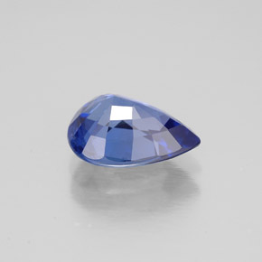 2.11캐럿 천연 블루 사파이어, 배 모양, 9.2×7.1 mm, VS-SI