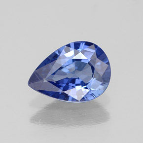0.70캐럿 천연 블루 사파이어, 배 모양, 7.1×5.1 mm, VVS-VS