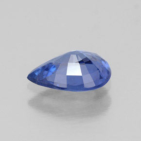 0.70캐럿 천연 블루 사파이어, 배 모양, 7.1×5.1 mm, VVS-VS