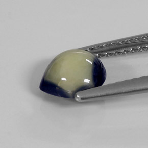 1.39캐럿 천연 바이컬러 사파이어, 배 모양, 6.9×6.9 mm, 불투명체