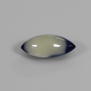 1.09캐럿 천연 바이컬러 사파이어, 마퀴즈, 9×4.8 mm, 불투명체