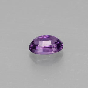 0.70캐럿 천연 블루 바이올렛 사파이어, 타원형 컷, 6×4.1 mm, VS