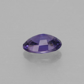 0.56캐럿 천연 바이올렛 사파이어, 타원형 컷, 5.9×4 mm, VS