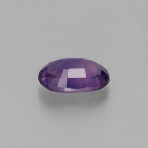 0.60캐럿 천연 블루 바이올렛 사파이어, 타원형 컷, 6×4.2 mm, VS