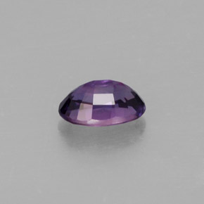 0.67캐럿 천연 블루 바이올렛 사파이어, 타원형 컷, 6.1×4.2 mm, VS
