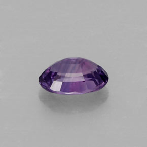 0.61캐럿 천연 바이올렛 사파이어, 타원형 컷, 6×4.2 mm, VS