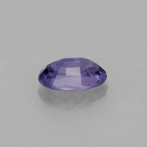 0.58캐럿 천연 블루 바이올렛 사파이어, 타원형 컷, 6×4.2 mm, VS