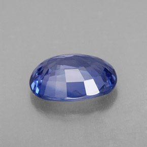 2.23캐럿 천연 블루 사파이어, 타원형 컷, 9.1×6.7 mm, VS