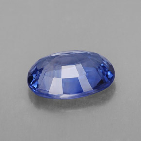 2.32캐럿 천연 블루 사파이어, 타원형 컷, 9.5×6.9 mm, VVS-VS