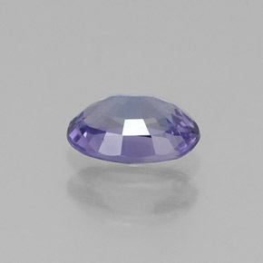 0.57캐럿 천연 블루 바이올렛 사파이어, 타원형 컷, 6×4.1 mm, VVS-VS