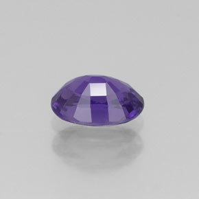 0.65캐럿 천연 블루 바이올렛 사파이어, 타원형 컷, 6×4.2 mm, VVS-VS
