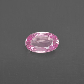 0.29캐럿 천연 핑크 사파이어, 타원형 컷, 5.2×3.2 mm, VVS-VS