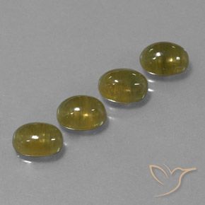 5.74캐럿 천연 미디엄 골드 사파이어 보석, 투명한, 7.1×5.1 mm, 투명/반투명