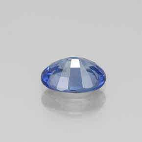 0.96캐럿 천연 블루 사파이어, 타원형 컷, 7.1×5.1 mm, VS