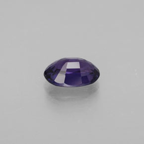 0.59캐럿 천연 블루 바이올렛 사파이어, 타원형 컷, 5.9×4.1 mm, VVS