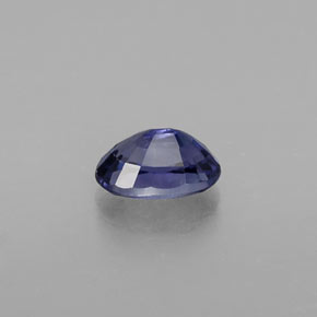 0.68캐럿 천연 블루 바이올렛 사파이어, 타원형 컷, 6×4 mm, VS-SI