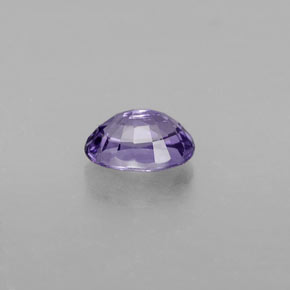 0.68캐럿 천연 블루 바이올렛 사파이어, 타원형 컷, 5.9×4.2 mm, VVS