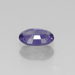0.49캐럿 천연 블루 바이올렛 사파이어, 타원형 컷, 6×4.1 mm, VS