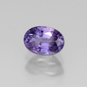 0.80캐럿 천연 블루 바이올렛 사파이어, 타원형 컷, 6×4.2 mm, VS