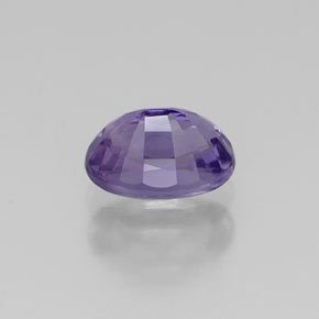 0.80캐럿 천연 블루 바이올렛 사파이어, 타원형 컷, 6×4.2 mm, VS