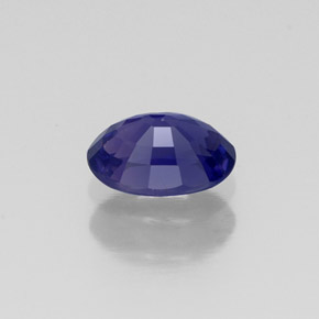 0.63캐럿 천연 블루 바이올렛 사파이어, 타원형 컷, 6×4.1 mm, VS