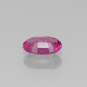 0.48캐럿 천연 퍼플 핑크 사파이어, 타원형 컷, 6.1×4.1 mm, VS