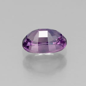 0.74캐럿 천연 핑크빛 바이올렛 사파이어, 타원형 컷, 6.1×4.2 mm, VVS