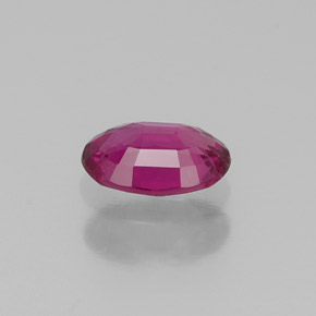 0.56캐럿 천연 핑크빛 퍼플 사파이어, 타원형 컷, 6.1×4.2 mm, VVS