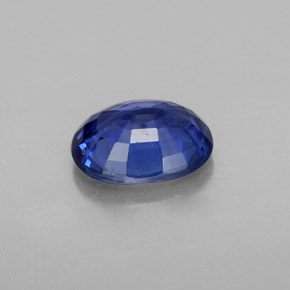 2.28캐럿 천연 블루 사파이어, 타원형 컷, 8.9×7.2 mm, VS