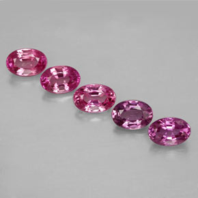캐럿 천연 멀티컬러 사파이어 보석, 타원형 컷, 6×4.1 mm, VVS-VS