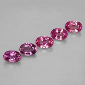 캐럿 천연 멀티컬러 사파이어 보석, 타원형 컷, 6×4.1 mm, VVS-VS