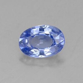 0.99캐럿 천연 블루 사파이어, 타원형 컷, 7×4.8 mm, VVS