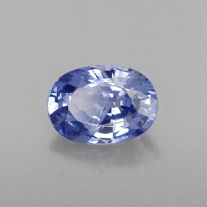 1.12캐럿 천연 블루 사파이어, 타원형 컷, 7.1×5.1 mm, VS