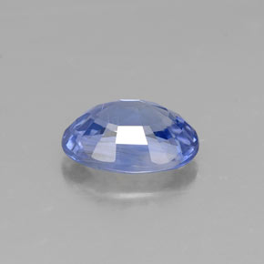 1.08캐럿 천연 블루 사파이어, 타원형 컷, 7.1×5.1 mm, VS