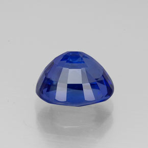 2.41캐럿 천연 블루 사파이어, 타원형 컷, 7.9×6.8 mm, VS