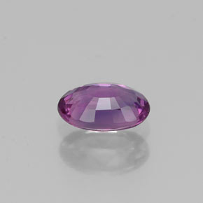 0.55캐럿 천연 바이올렛 사파이어, 타원형 컷, 5.9×4.1 mm, VVS-VS