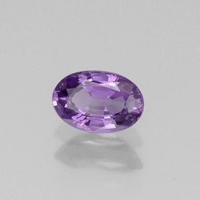0.54캐럿 천연 바이올렛 사파이어, 타원형 컷, 5.9×3.9 mm, VVS-VS