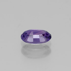 0.59캐럿 천연 바이올렛 사파이어, 타원형 컷, 6.1×4.1 mm, VS