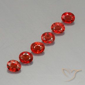 2.05캐럿 천연 밝은 빨간색 사파이어 보석, 타원형 컷, 4.5×3.7 mm, VVS-VS