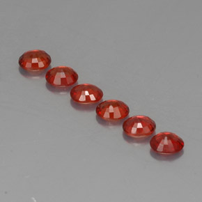 2.08캐럿 천연 밝은 빨간색 사파이어 보석, 타원형 컷, 4.5×3.7 mm, VVS-VS