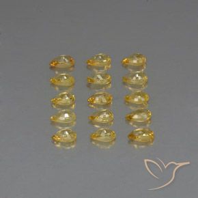 4.27캐럿 천연 미디엄 골든 사파이어 보석, 배 모양, 4.8×3.2 mm, VVS-VS
