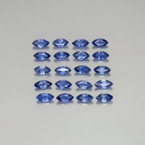 캐럿 천연 블루 사파이어 보석, 마퀴즈, 4.8×2.6 mm, VVS-VS