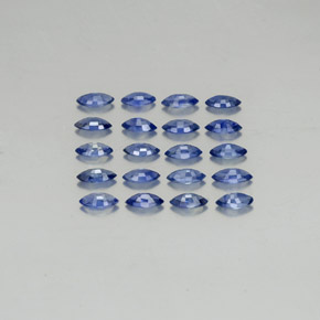 캐럿 천연 블루 사파이어 보석, 마퀴즈, 4.8×2.6 mm, VVS-VS