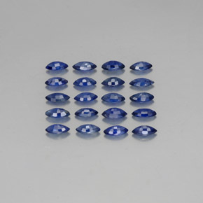 캐럿 천연 블루 사파이어 보석, 마퀴즈, 5.1×2.6 mm, VVS-VS