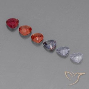 1.97캐럿 천연 멀티컬러 사파이어 보석, 트릴리언, 4.1×4 mm, VVS-VS