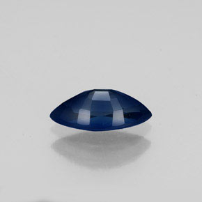 1.04캐럿 천연 딥 블루 사파이어, 마퀴즈, 8.9×4.5 mm, VS-SI
