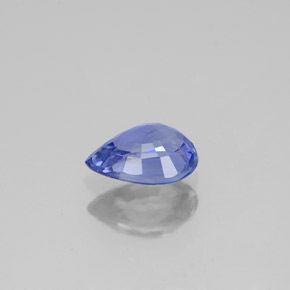 0.94캐럿 천연 블루 사파이어, 배 모양, 7×5.1 mm, VS
