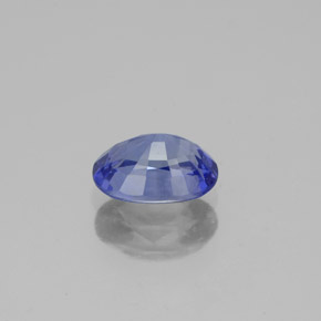 1.09캐럿 천연 블루 사파이어, 타원형 컷, 7.1×5 mm, VVS